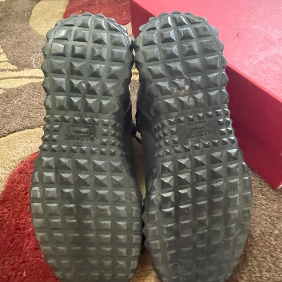 Valentino Bodytech Rockstud Sneakers Black - Size 38 (fits like 39.5) - Picture 6 of 8